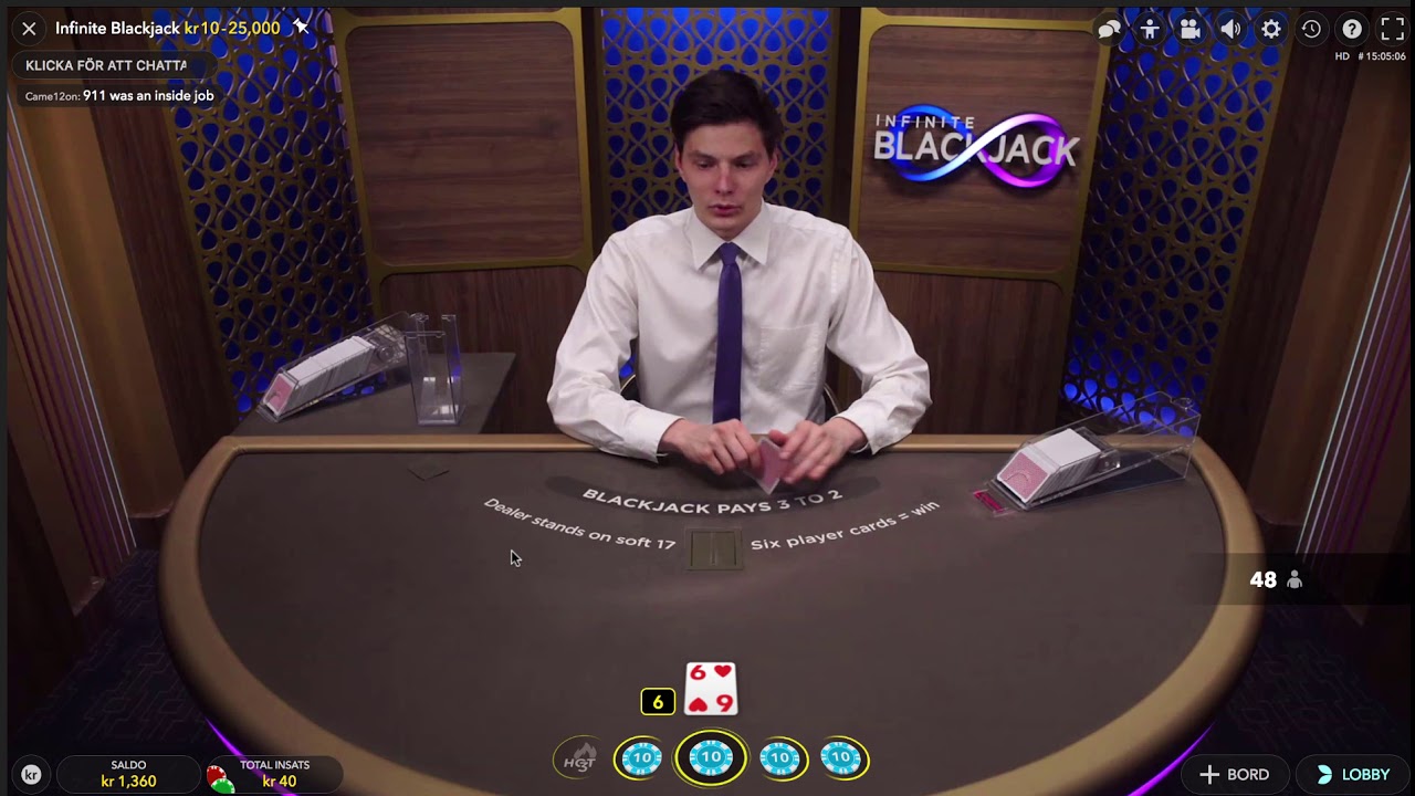 Infinite blackjack