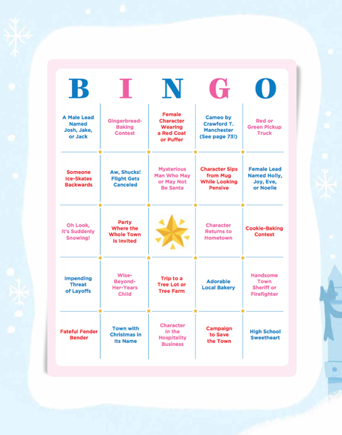 Hallmark Christmas Bingo Game